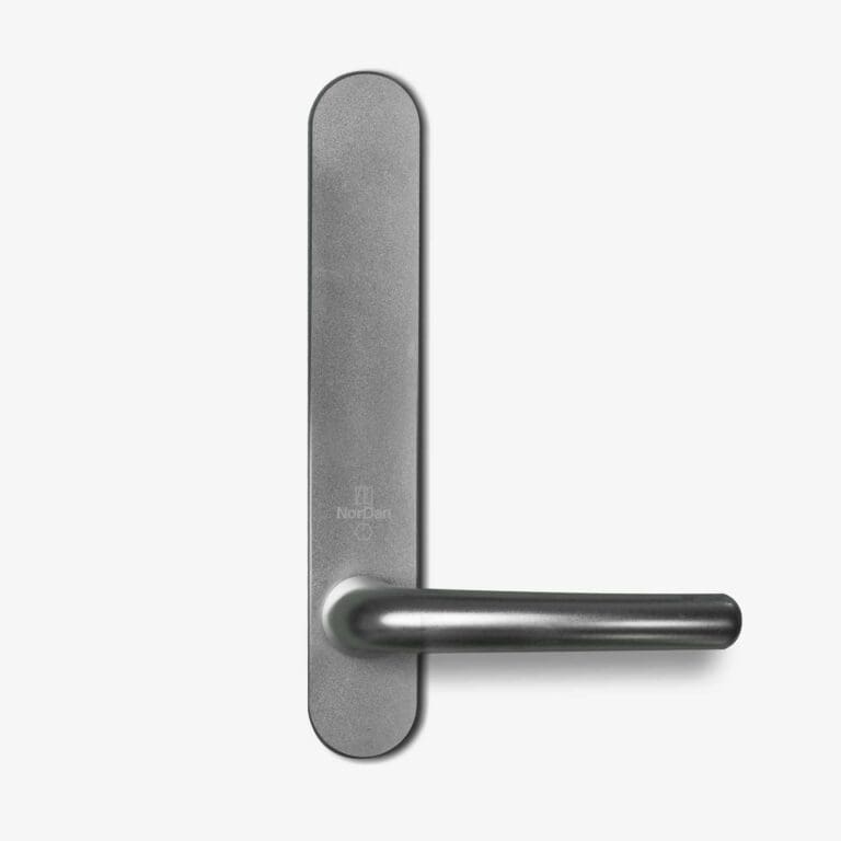 Handle with Exterior Plate Door Nordan
